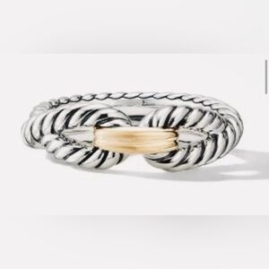 Elegant Silver Pave Ring